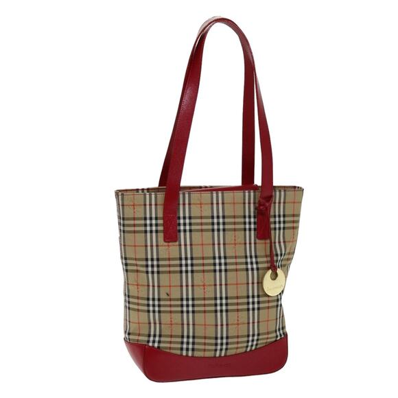 Burberry Nova Check Tote Bag Canvas - Picture 1 of 16